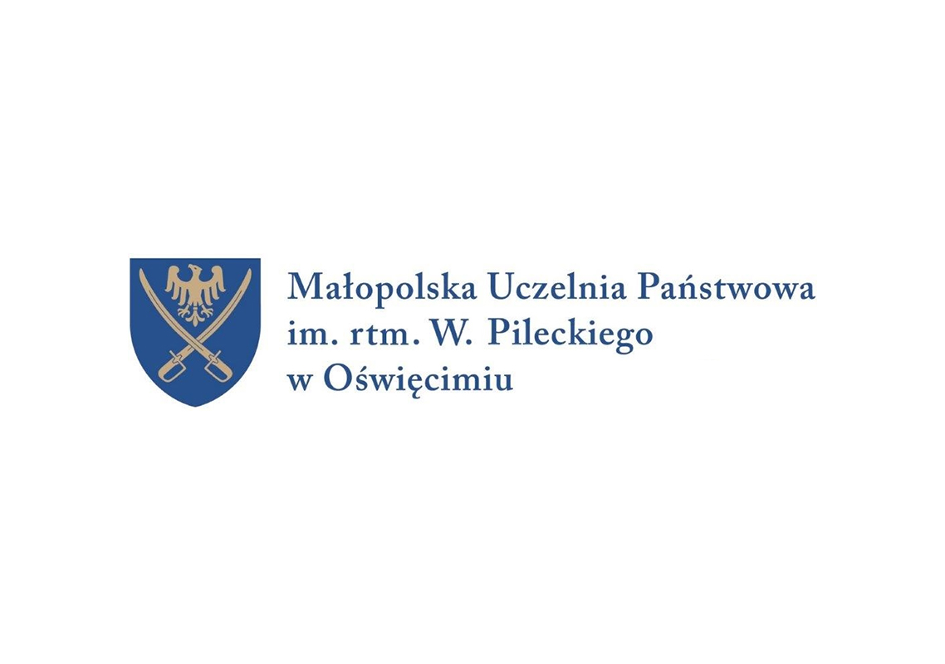 Logo Małopolskiej Uczelni Państwowej im. rtm. W. Pileckiego w Oświęcimiu