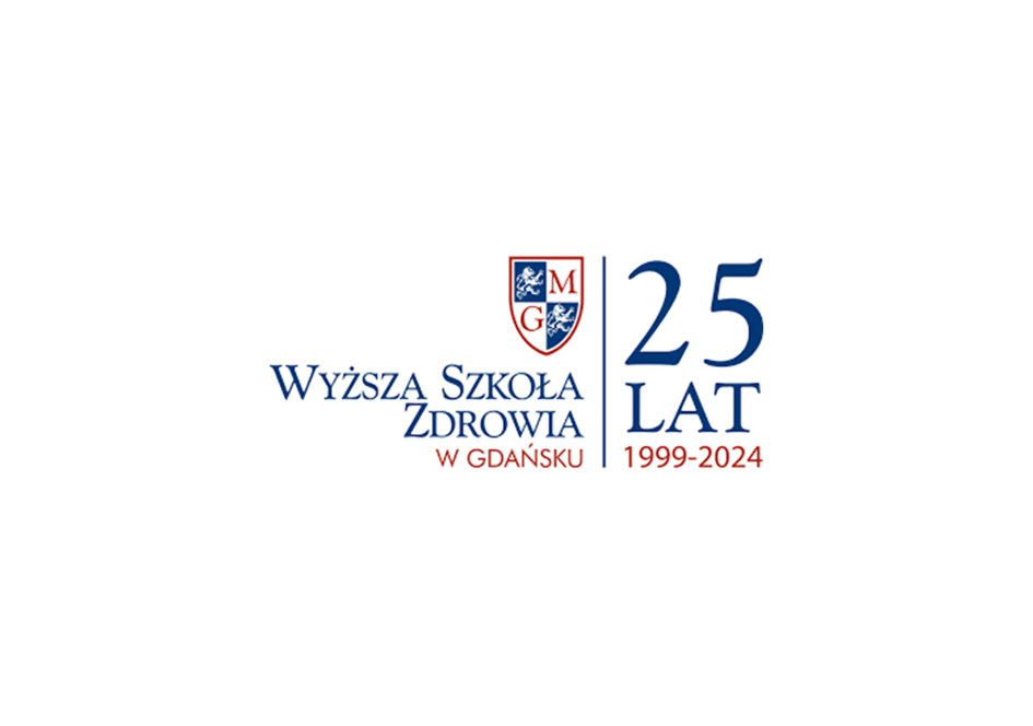 Logo 25-lecia Wyższej Szkoły Zdrowia w Gdańsku