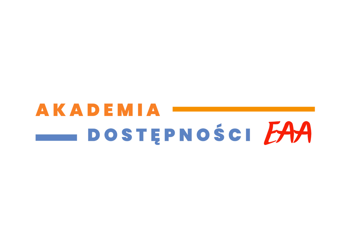 Element graficzny - napis Akademia Dostępności EAA