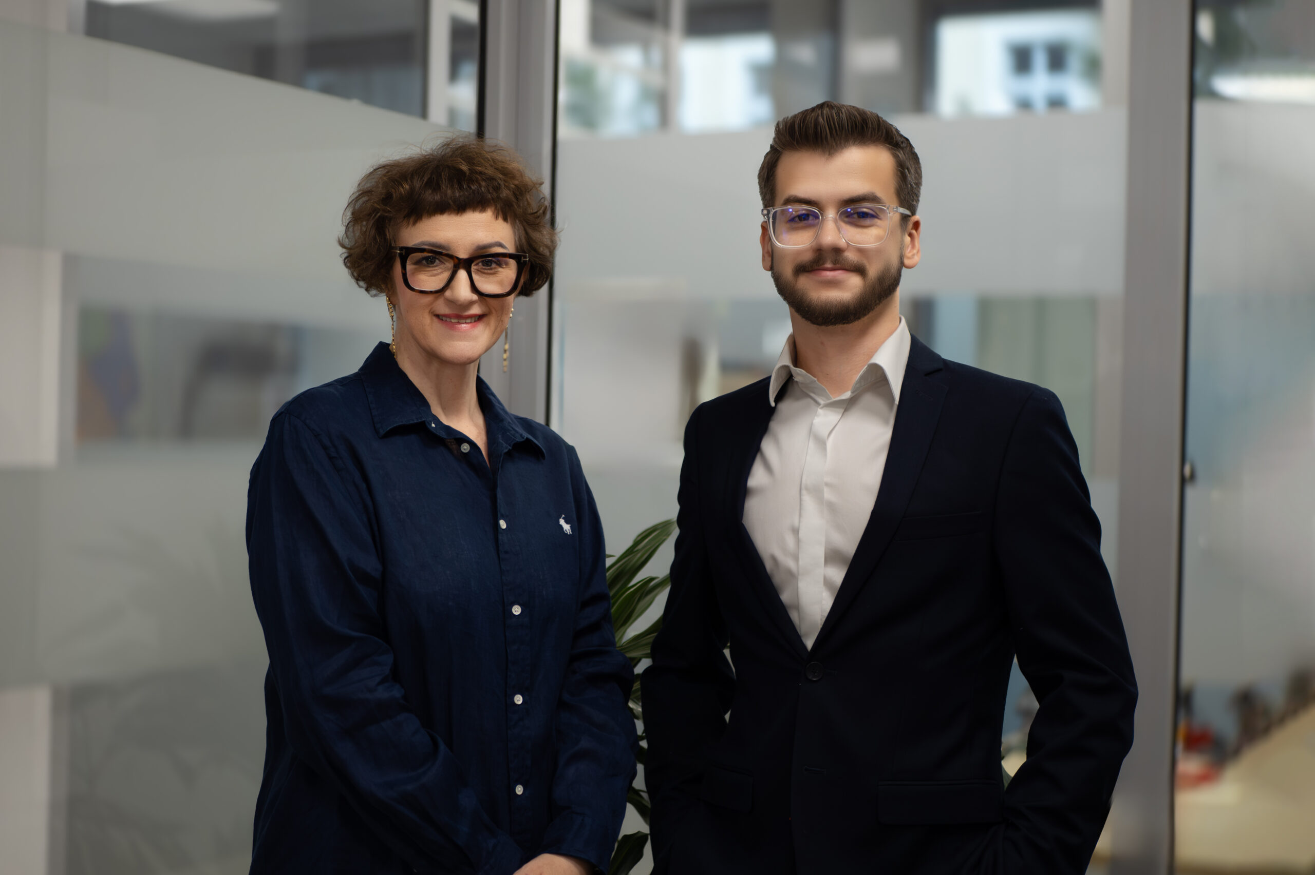 Prezes Fundacji - Aleksandra Frąszczak oraz Wiceprezes - Patryk Piwko